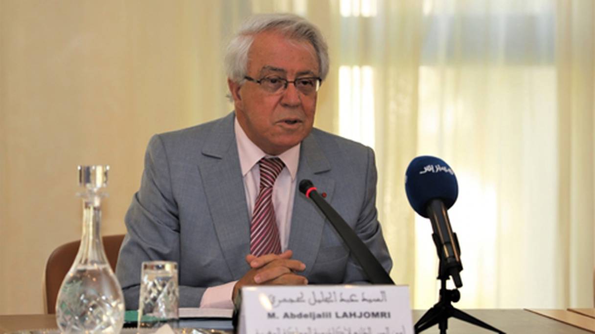 Abdeljalil Lahjomri, Secrétaire perpétuel de l’Académie du Royaume du Maroc.
