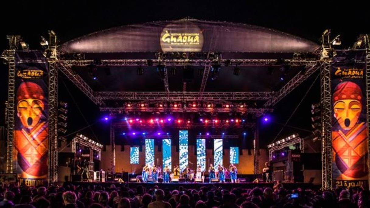 Une scène du Festival gnaoua et musiques du monde.
