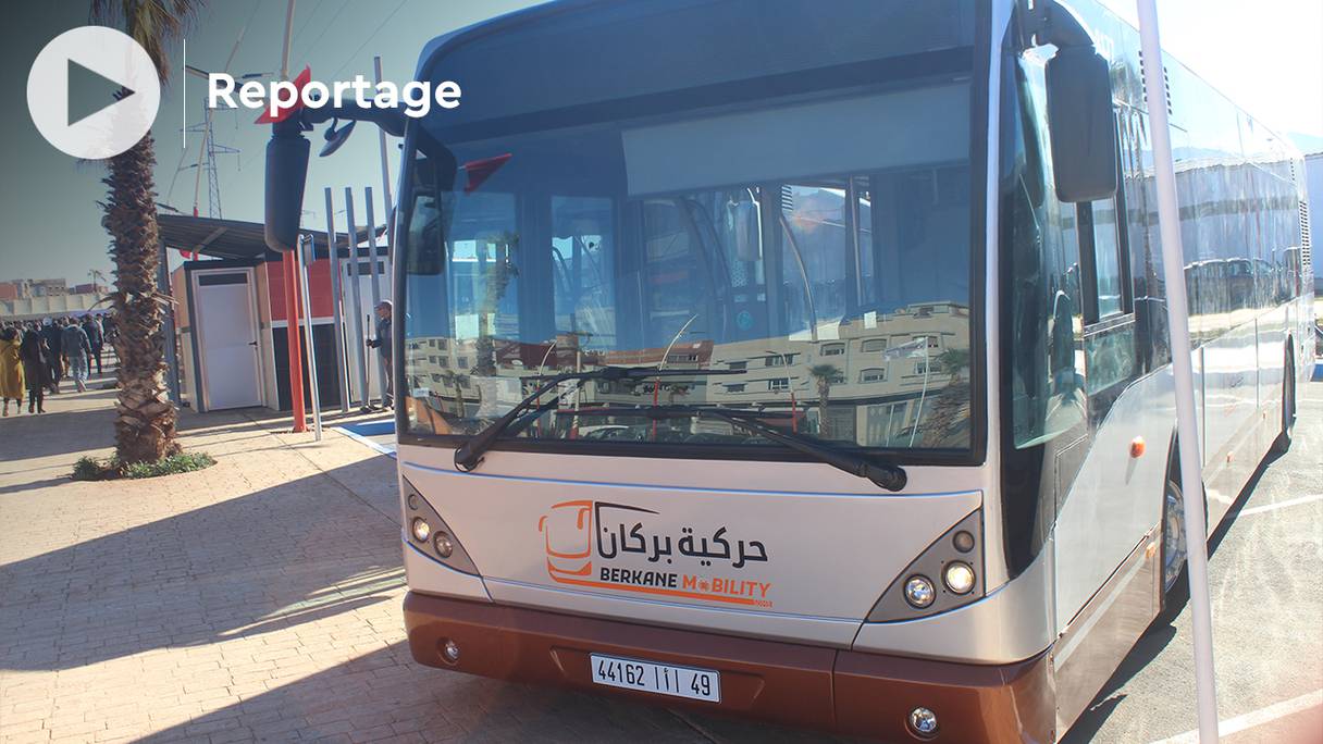 Un des bus de la nouvelle flotte de Berkane.
