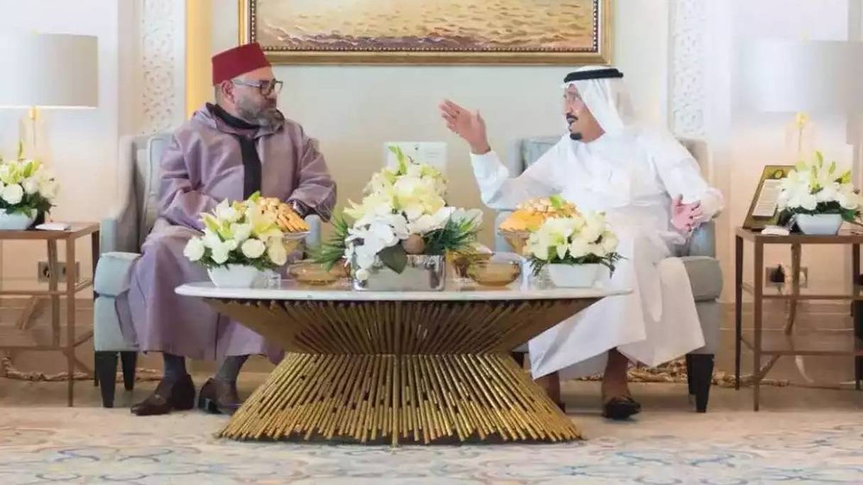 Le roi Mohammed VI et le roi Salmane Bin Abdelaziz Al Saoud.
