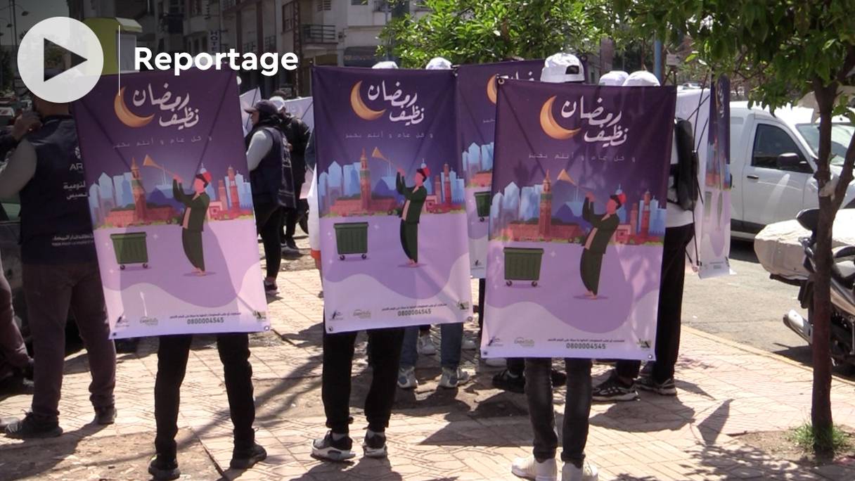«Ramadan Moubarak Nadif», la campagne pour sensibiliser les Casablancais au trop grand gaspillage pendant le ramadan.
