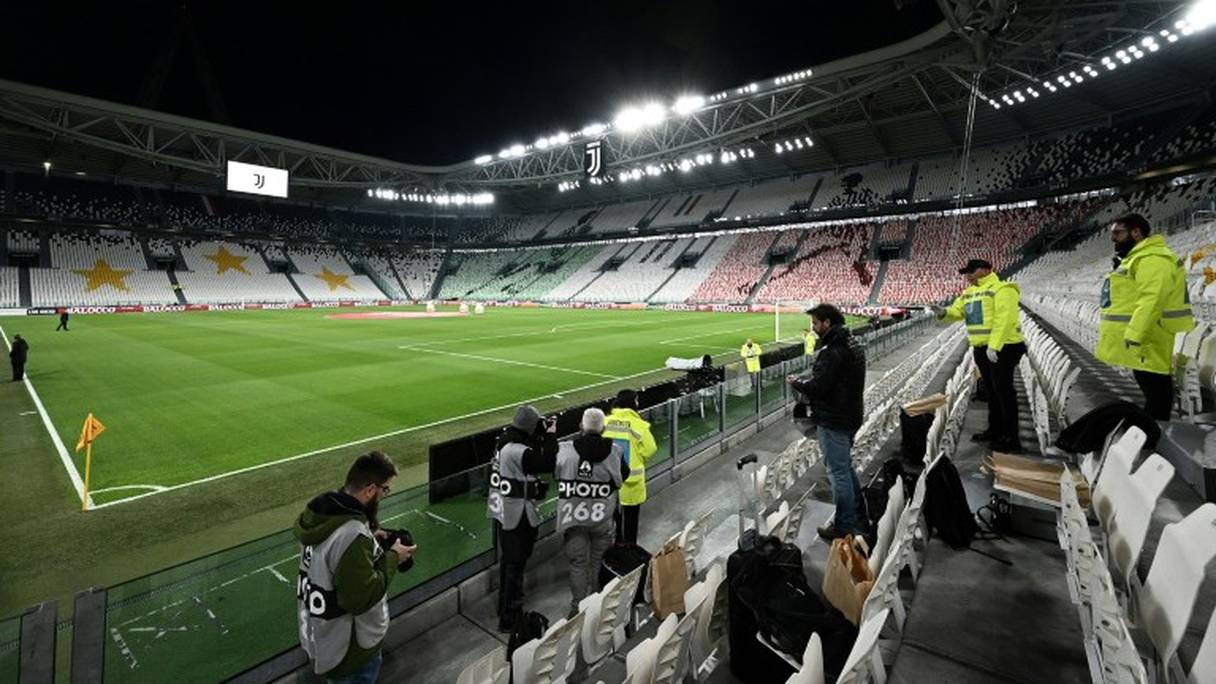 Le dernier choc du Calcio a opposé la Juventus à l'Inter Milan, le 8 mars 2020 dans un stade de Turin décrété à huis clos, pour cause de coronavirus
