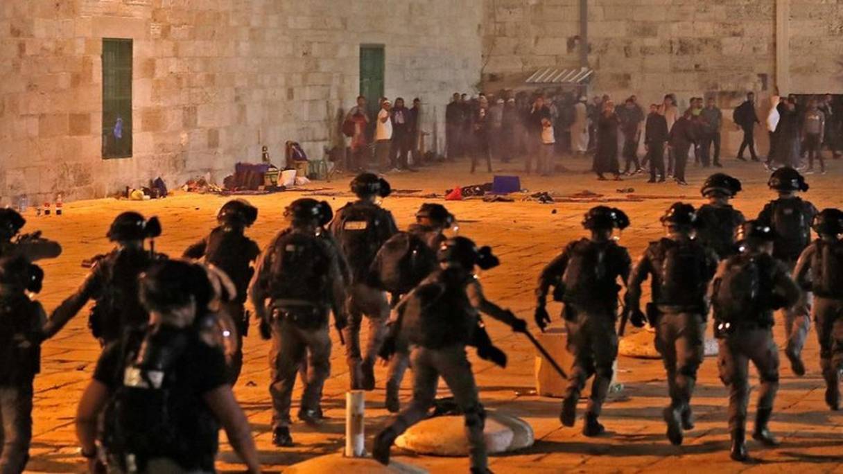 Attaques israéliennes à Al Qods.
