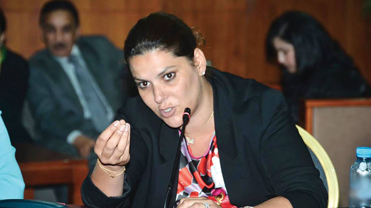 Fatima Zahra Mansouri, maire de Marrakech.
