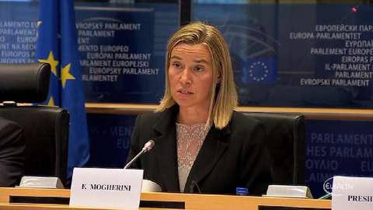 Federica Mogherini, chef de la diplomatie européenne. 
