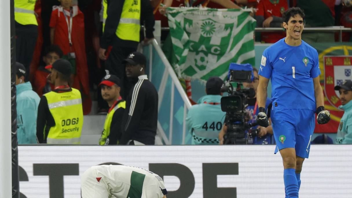Yassine Bounou contre le Portugal, le samedi 10 décembre 2022.
