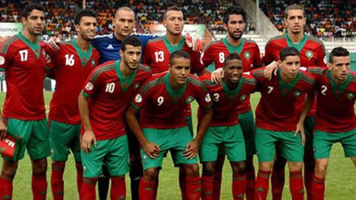 L'équipe nationale du Maroc.
