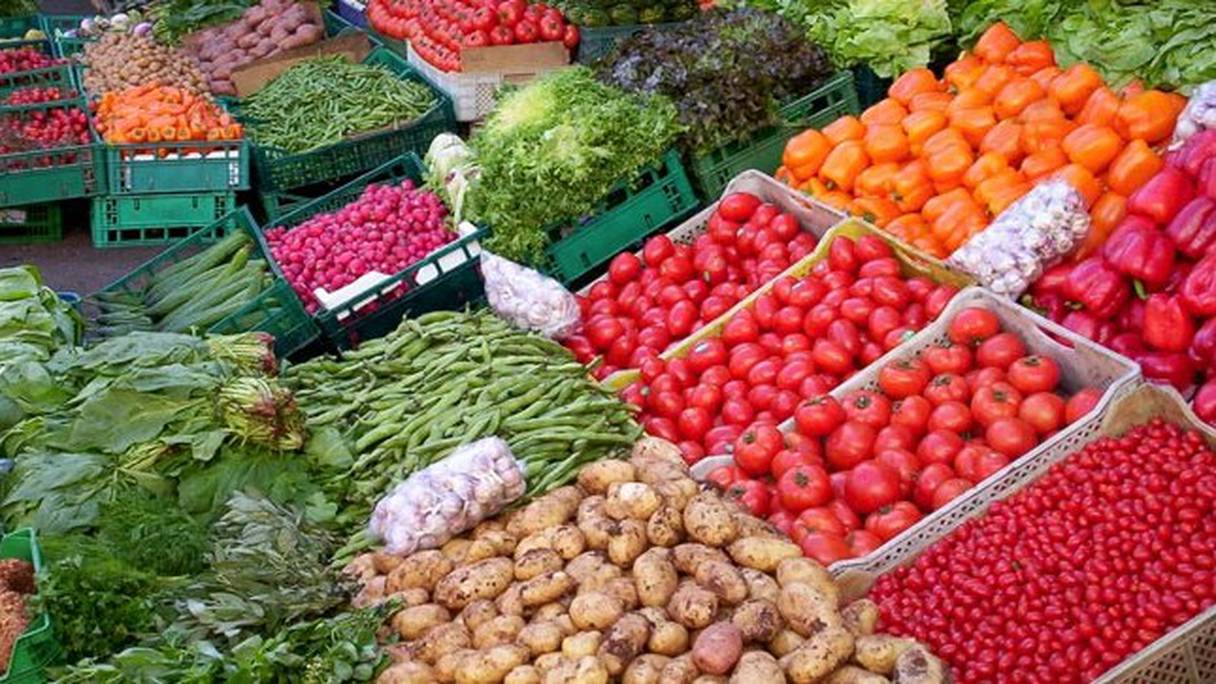 Fruits et légumes du Maroc.
