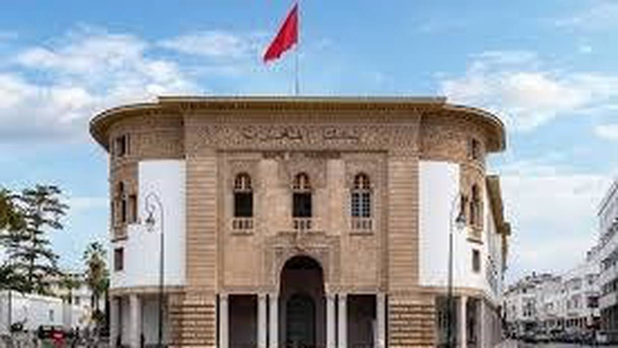 Le siège de Bank Al-Maghrib à Rabat.
