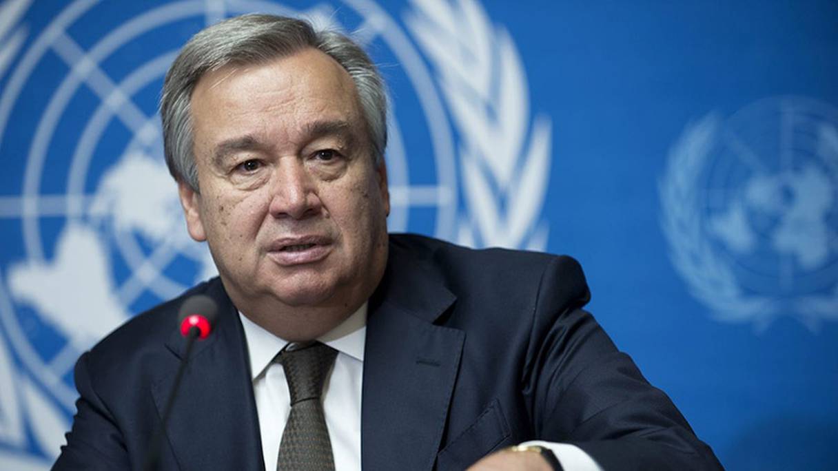 António Guterres, Secrétaire général des Nations unies
