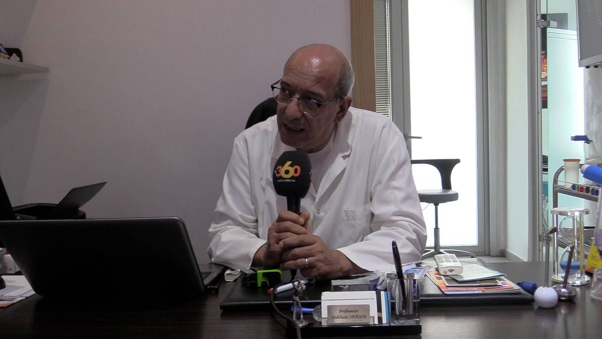 Professeur Abdelaziz Aichane, pneumologue et allergologue.
