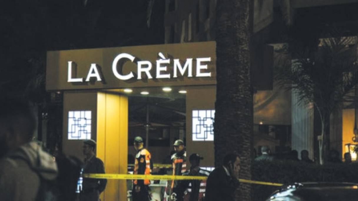 Café "La Crème", théâtre de la fusillade du 2 novembre 2017.
