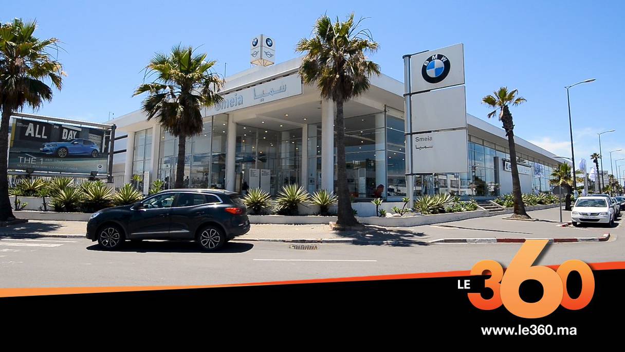 Le showroom BMW et MINI à Casablanca. 
