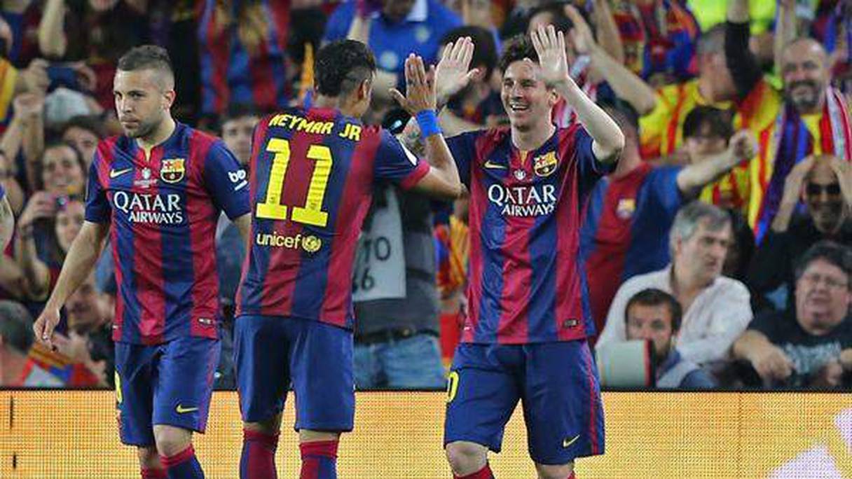 Le Barça de Lionel Messi et Neymar a remporté la Copa del Rey. 
