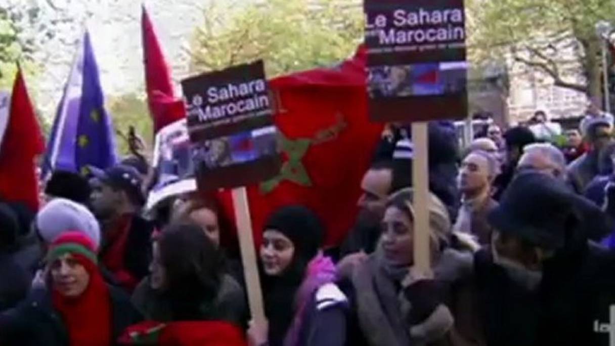 Une précédente manifestation des Marocains de Belgique.
