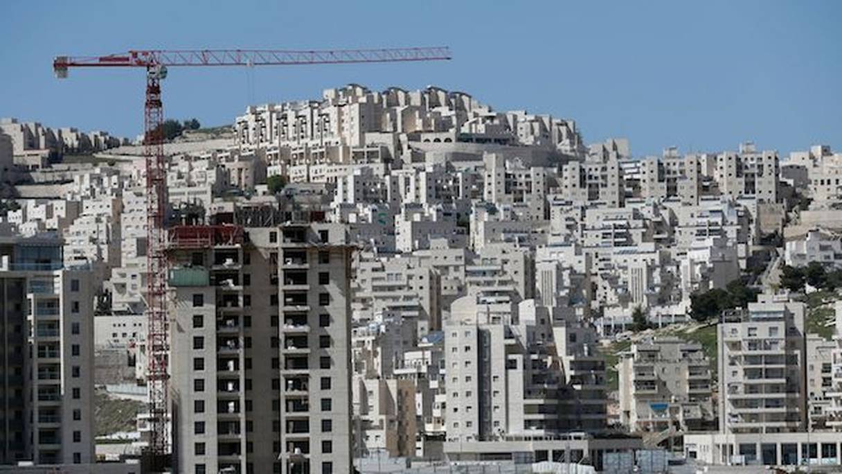 Des bâtiments en construction à Jérusalem Est, le 7 mars 2016.
