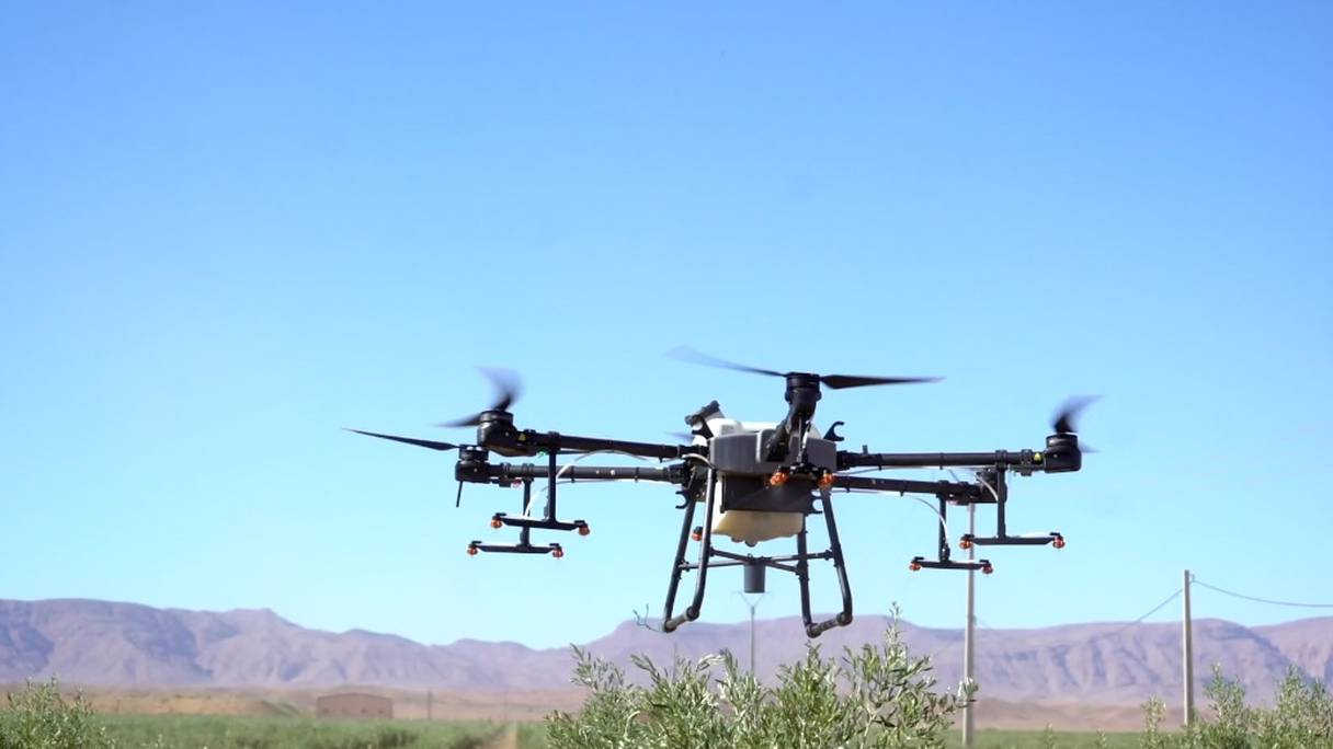 Un drone agricole.
