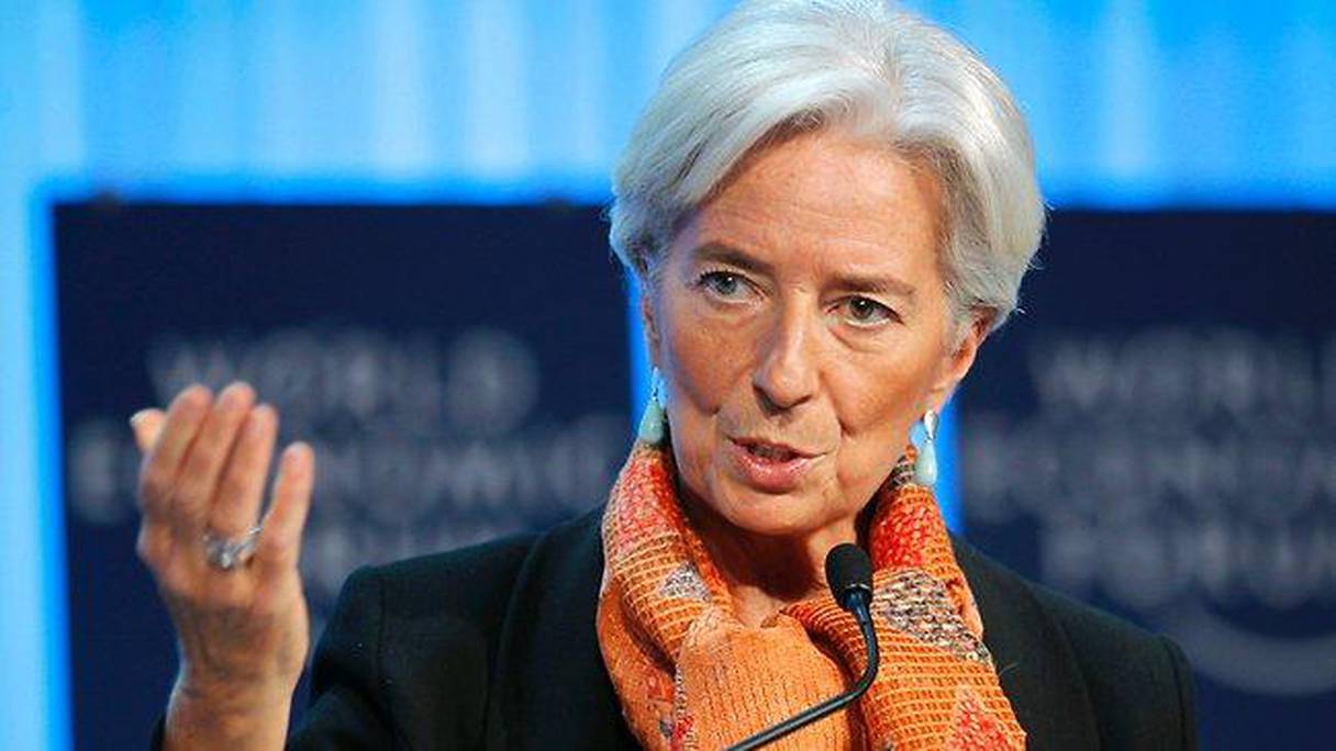 Christine Lagarde, présidente du Fonds monétaire international. 
