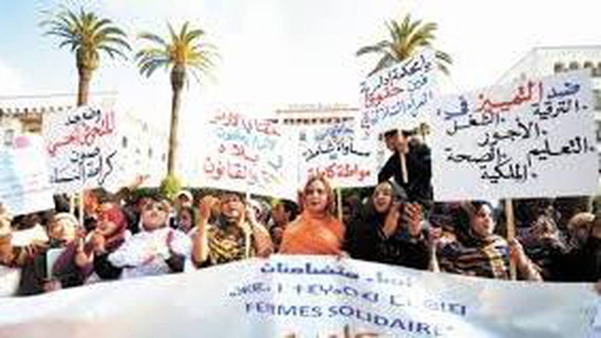 Un rapport de lADFM accable le Maroc sur le droit des femmes. 
