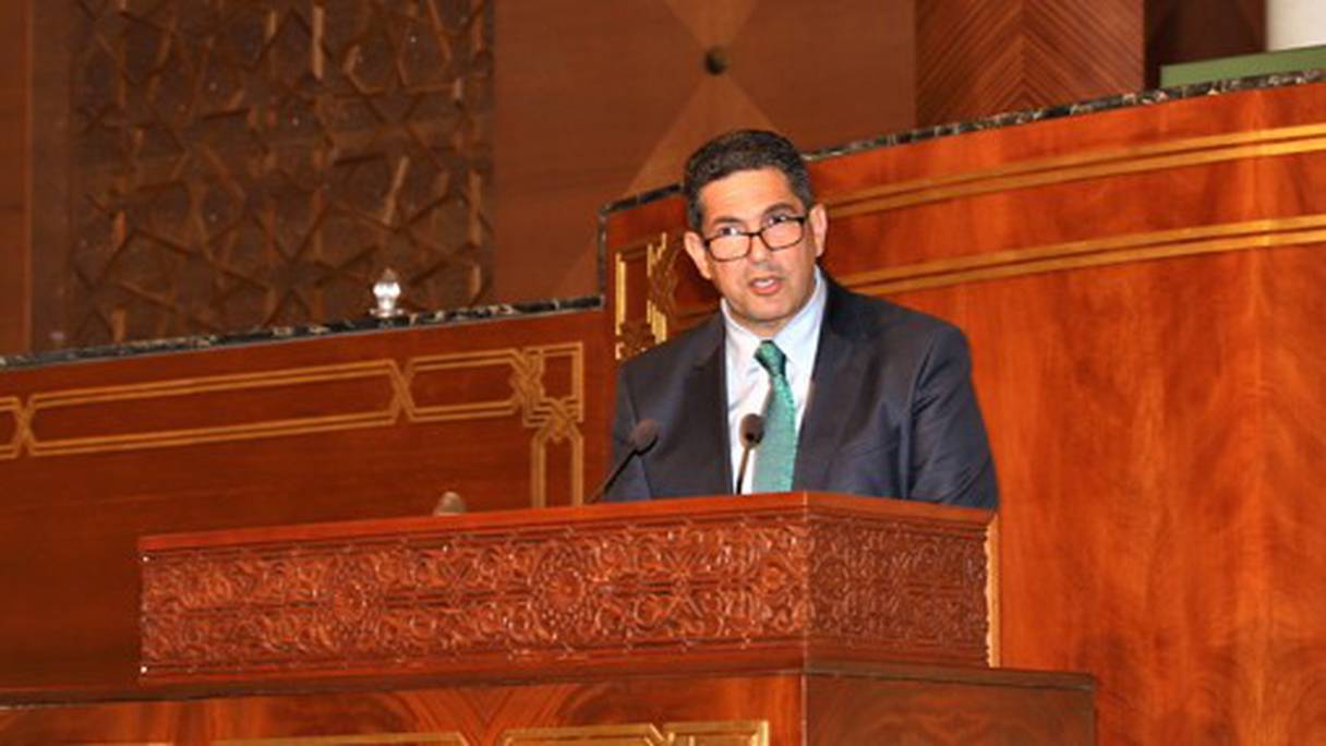 Saaïd Amzazi, ministre de l’Education nationale, de la formation professionnelle, de l’enseignement supérieur et de la recherche scientifique.
