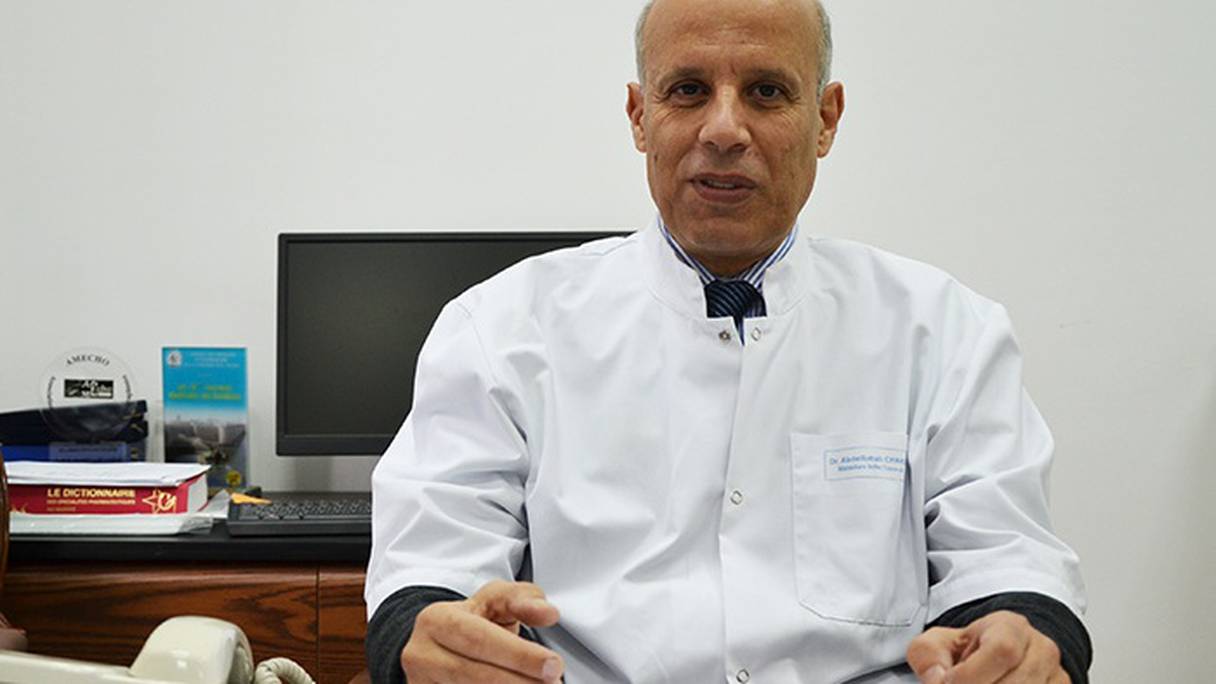 Professeur Abdelfattah Chakib, spécialiste des maladies infectieuses au CHU Ibn Rochd de Casablanca.
