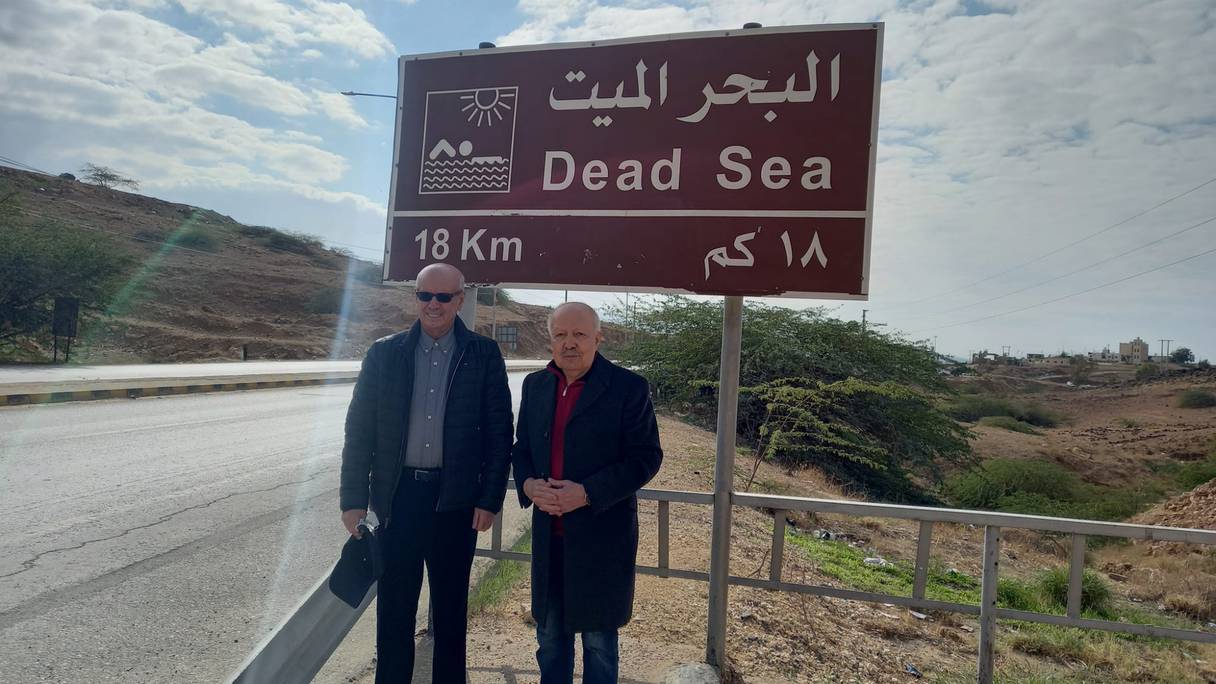 Mhammed Grine et Khalid Naciri, ambassadeurs du Maroc respectivement au Liban et en Jordanie.

