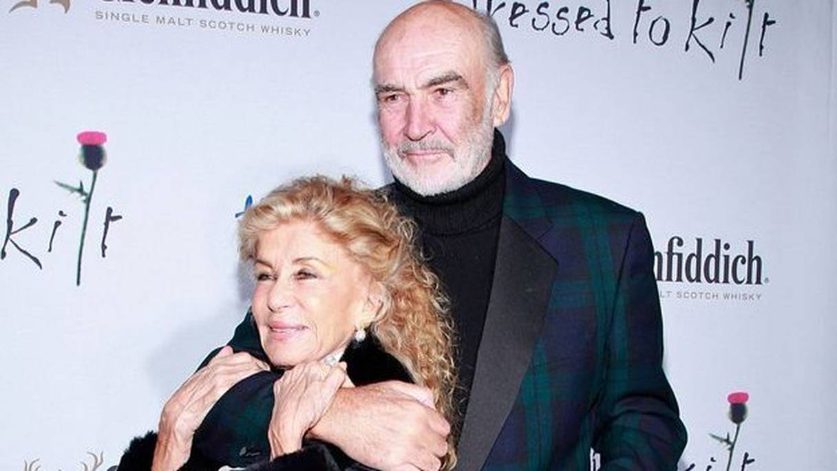 Sean Connery et Micheline Roquebrune, en 2009. 
