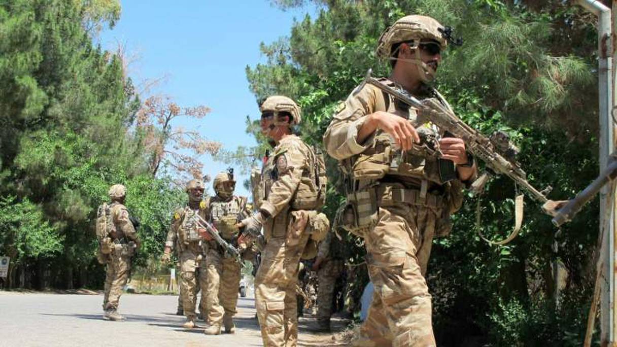 Des soldats afghans dans la province de Helmand.
