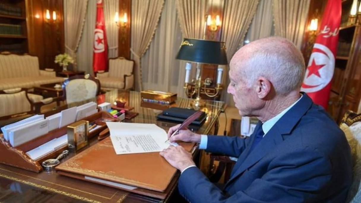 Kaïs Saïed, président tunisien. 
