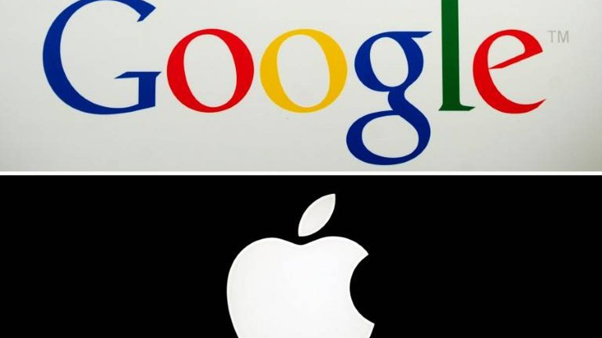 Les deux géants du numériques Google et Apple.

