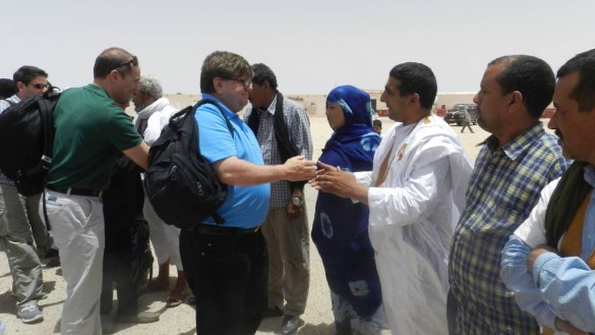 Arrivée des "staffers" des congressmen US ce vendredi à Tindouf.
