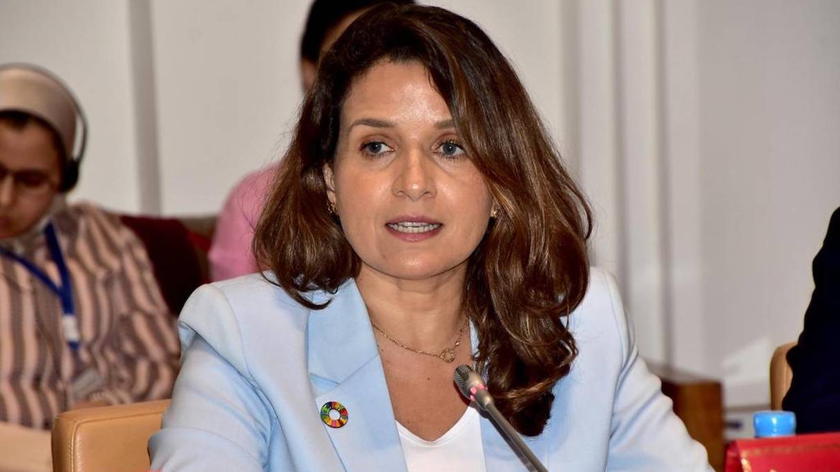 Leila Benali, ministre de la Transition énergétique.
