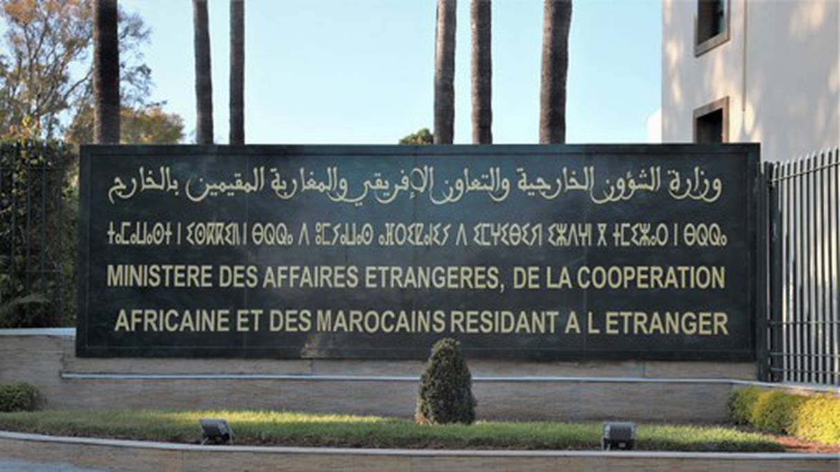 Le siège du ministère des Affaires étrangères, de la coopération africaine et des Marocains résidant à l’étranger.
