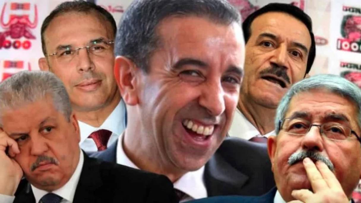 Les accusés dans le procès du "dossier ETRHB" de l'oligarque Ali Haddad, ancien patron des patrons algériens. 
