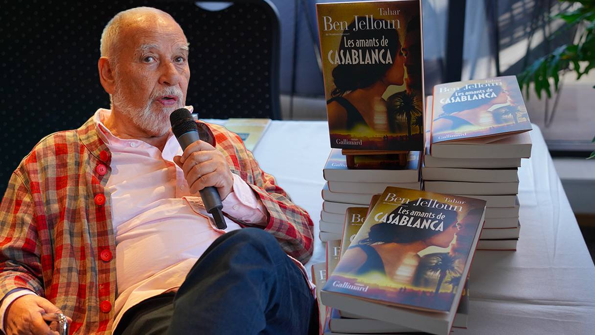 Le 15 mai, à Casablanca, l'écrivain Tahar Ben Jelloun a présenté "Les amants de Casablanca", son nouveau roman, au public marocain.