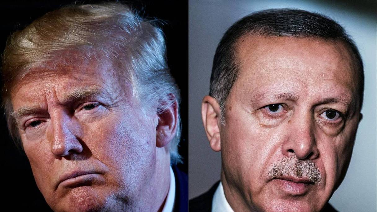 Donald Trump, président des Etats-Unis, et Recep Tayyip Erdogan, président turc.
