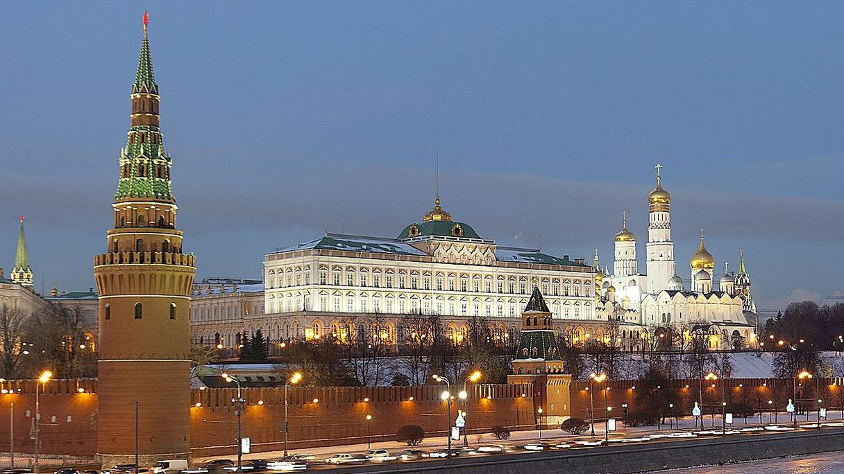 Moscou et le Kremlin. 
