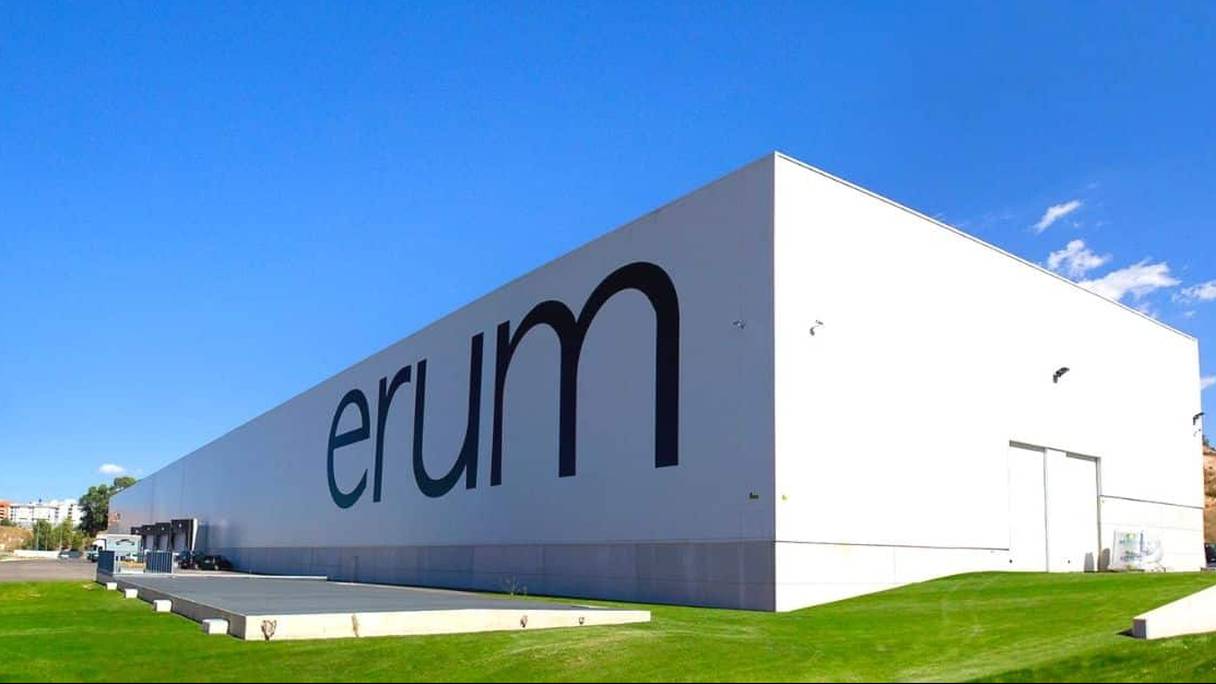 L'usine du groupe Erum située dans la zone industrielle de Tanger Mghougha.
