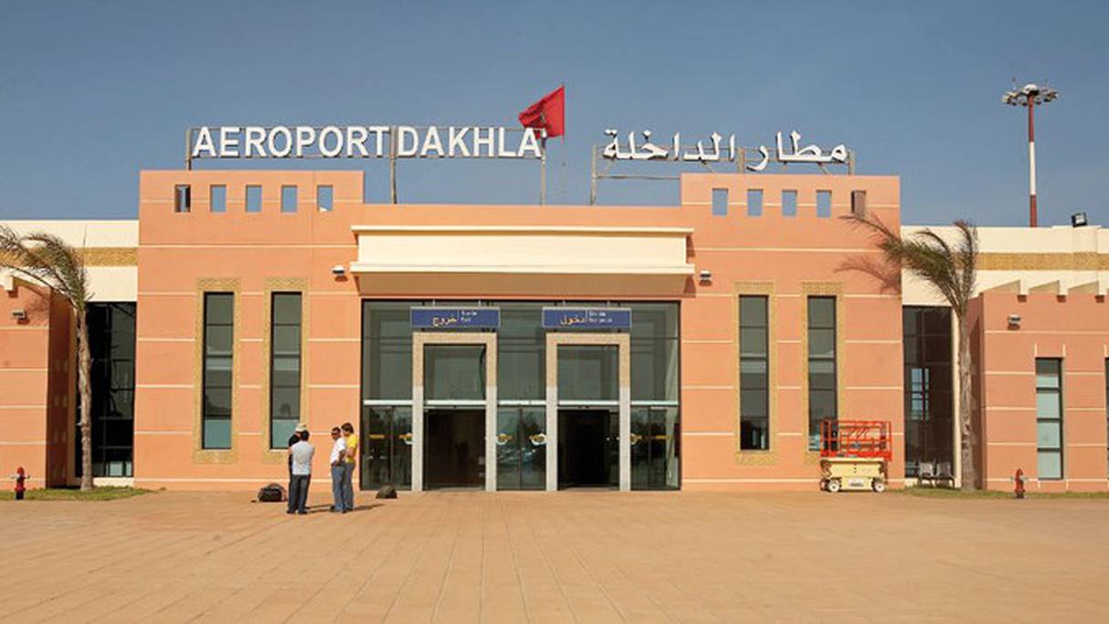 L'aéroport de Dakhla. 
