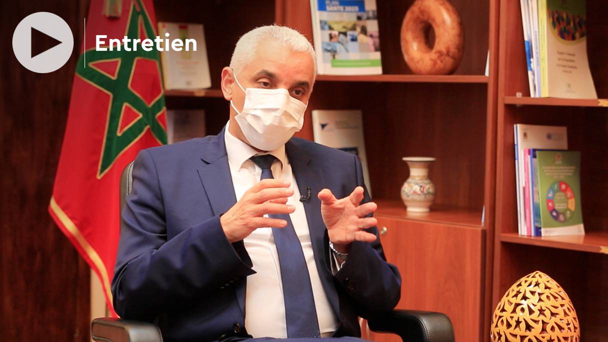Le ministre de la Santé et de la Protection sociale, Khalid Aït Taleb.
