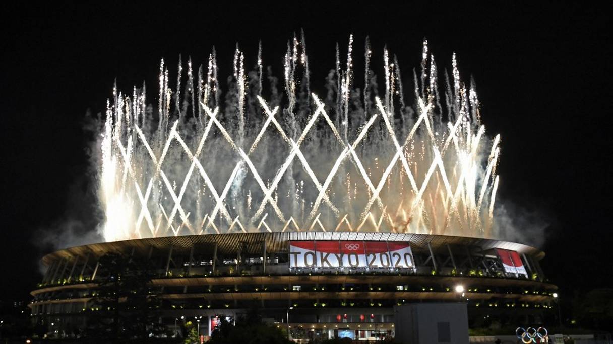 Un feu d'artifice a célébré le début officiel des Jeux olympiques de Tokyo.
