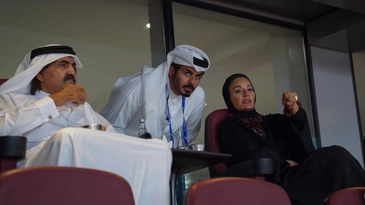 L'ancien émir du Qatar, Cheikh Hamad ben Khalifa Al Thani, et son épouse Cheikha Moza bint Nasser al-Missned.
