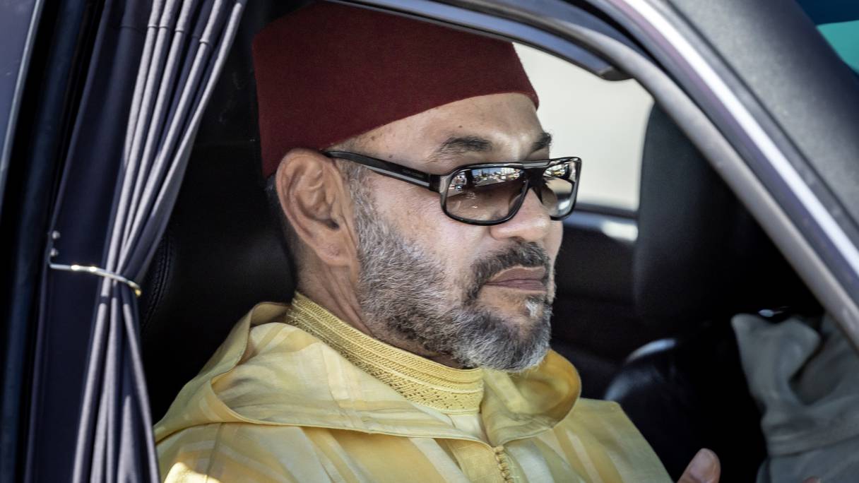 Le Roi Mohammed VI, le 31 juillet 2023 à Tétouan.