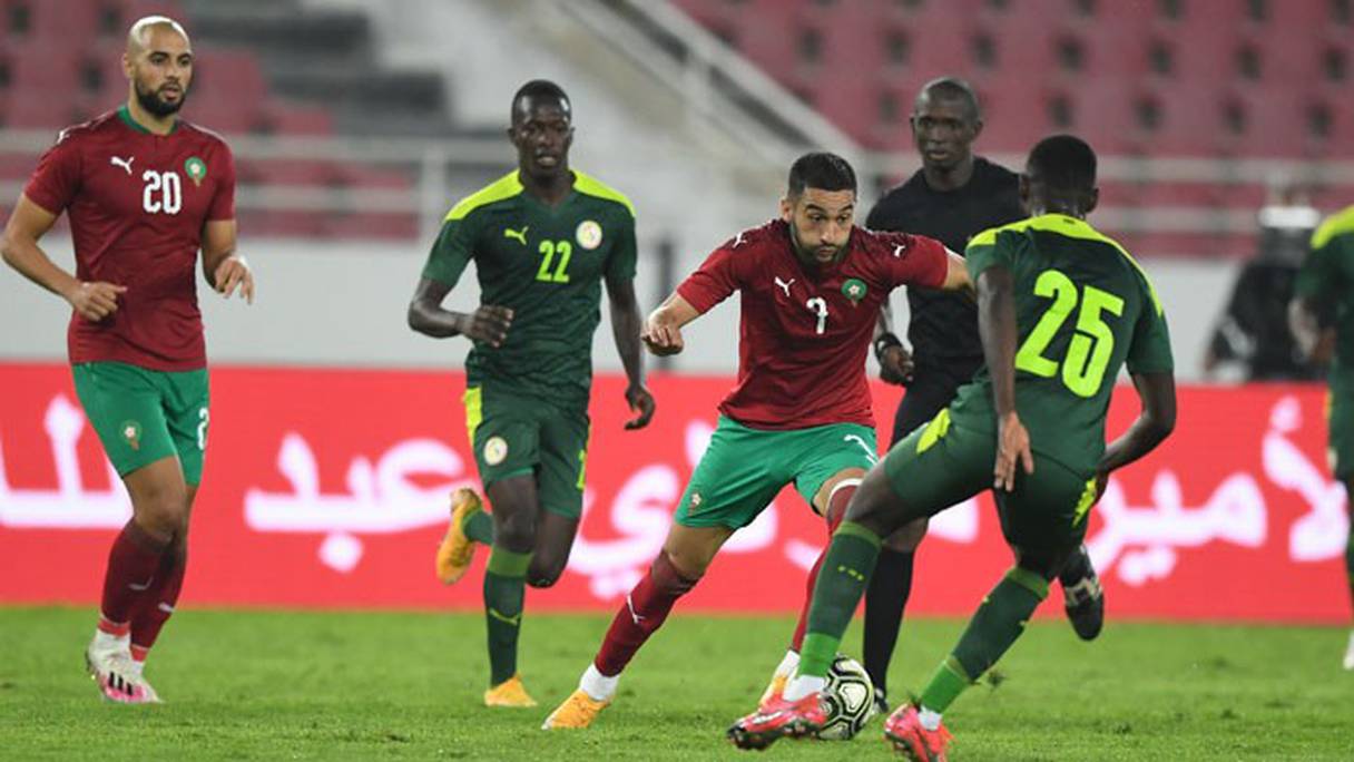Hakim Ziyech contre le Sénégal, le 9 octobre 2020.
