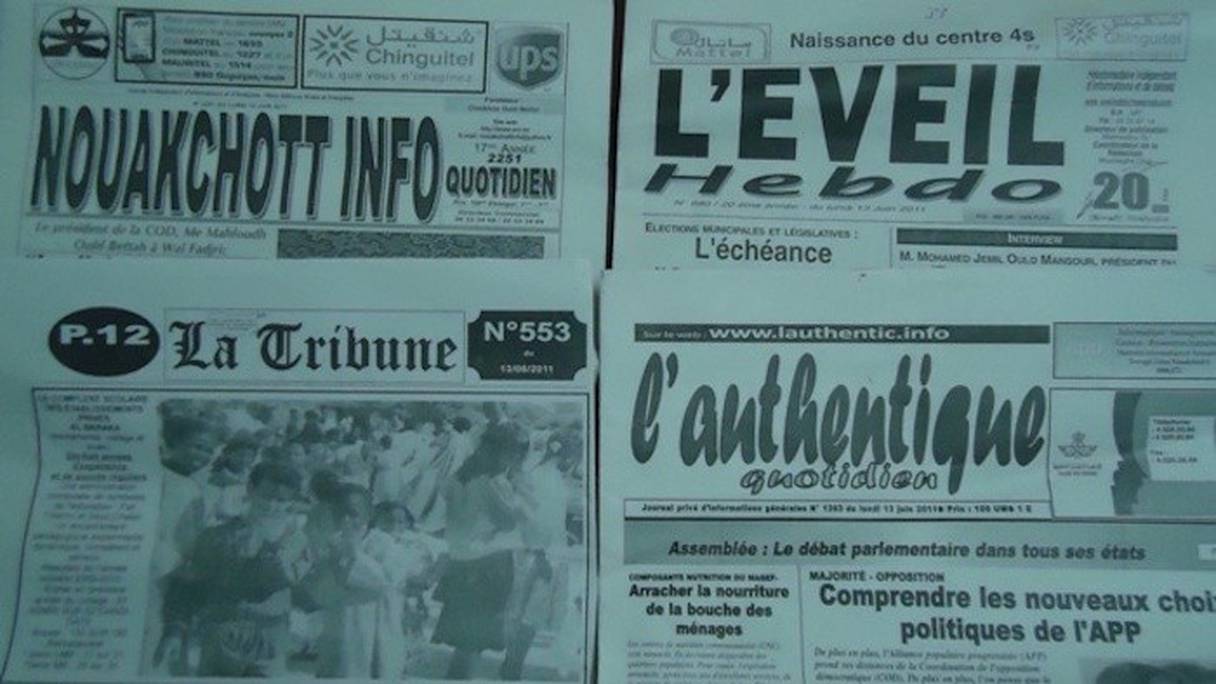 Journaux mauritaniens. 
