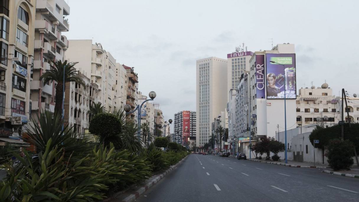 Le boulevard Zerktouni à Casablanca.

