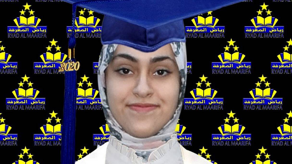 Zineb Wassiqui, meilleure note au baccalauréat 2020.
