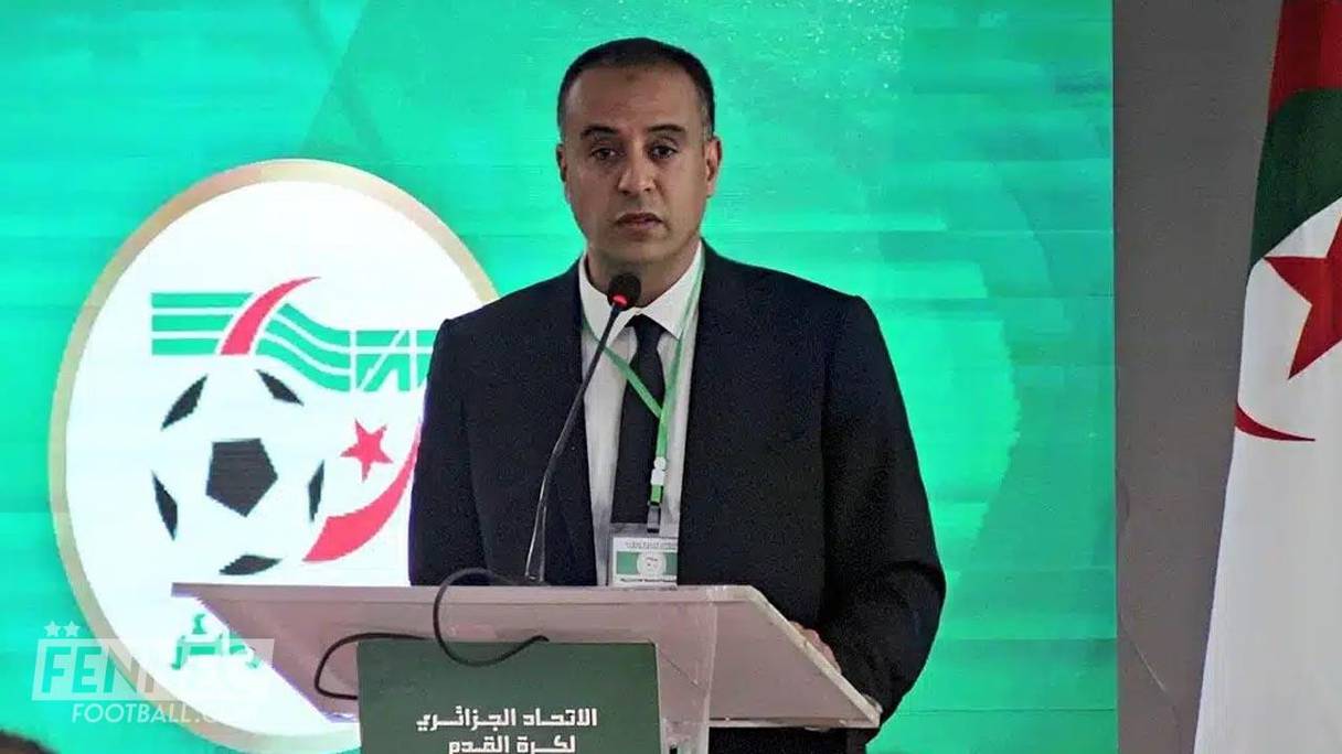 Walid Sadi, président de la Fédération algérienne de football (FAF).