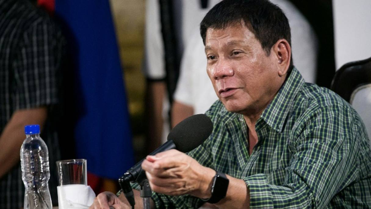 Le nouveau président Rodrigo Duterte à Davao, le 31 mai 2016.
