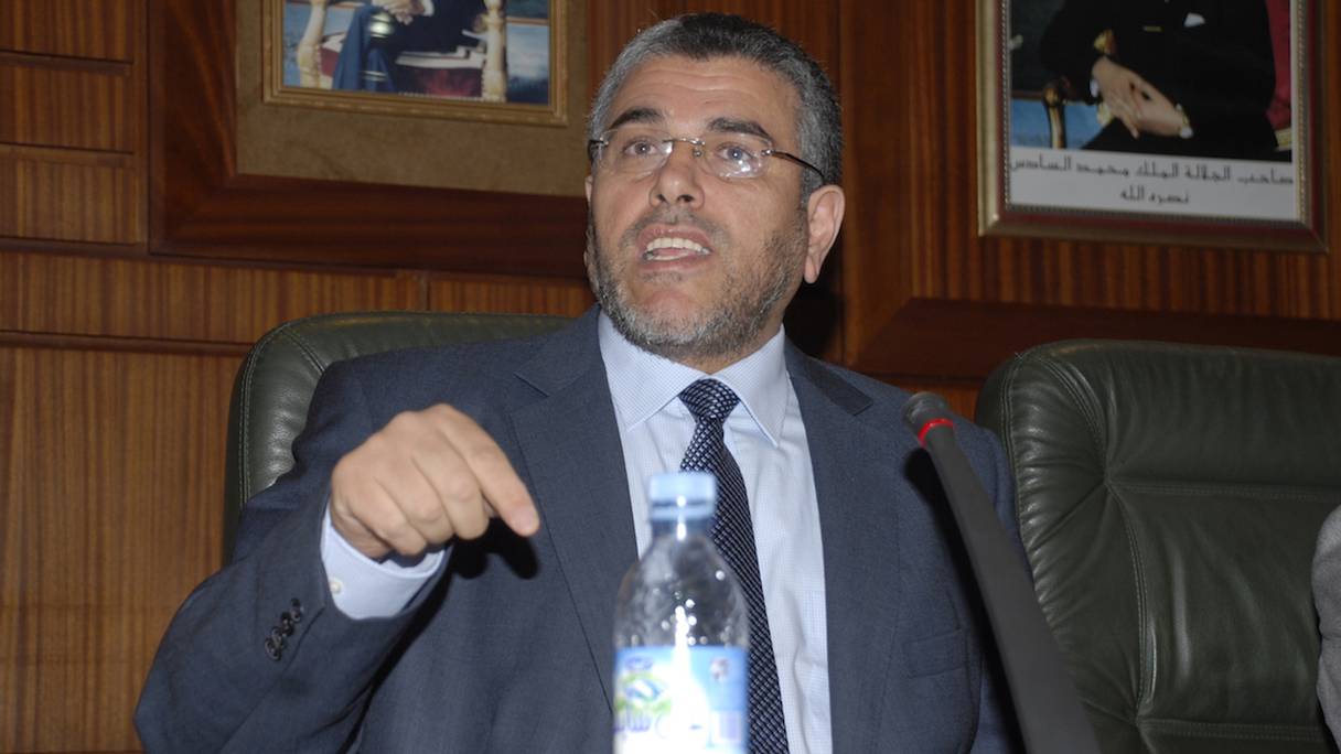 Mustapha Ramid, ministre de la Justice.
